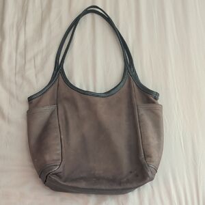 Chic Brown Leather Shoulder Bag